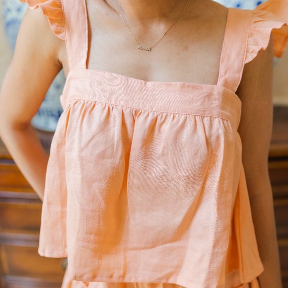 Apricot Twilly Top by LJC Designs - Picture 6 of 6